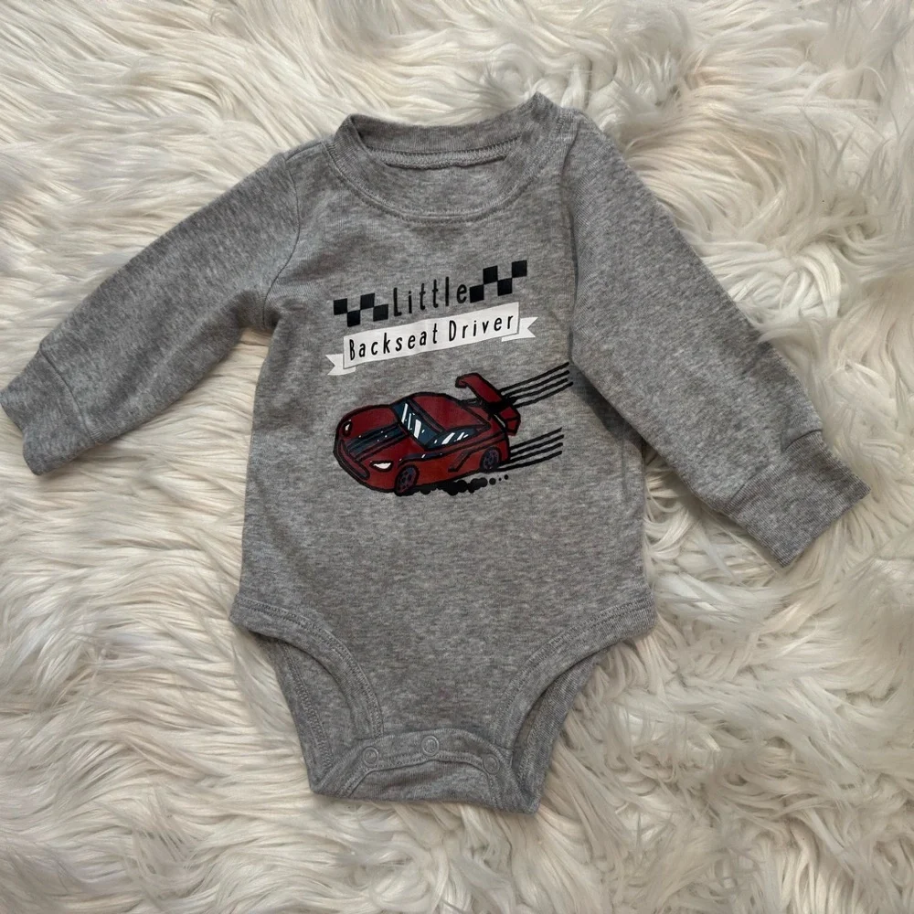 Carter’s Baby Boy 3M 4 Pc Bodysuit Jogger Pants‎ Bundle Football Car